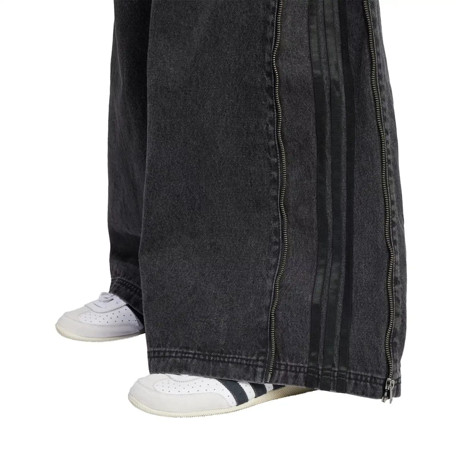 Adilenium Season 3 Zip Washed Denim W "Black" - 6