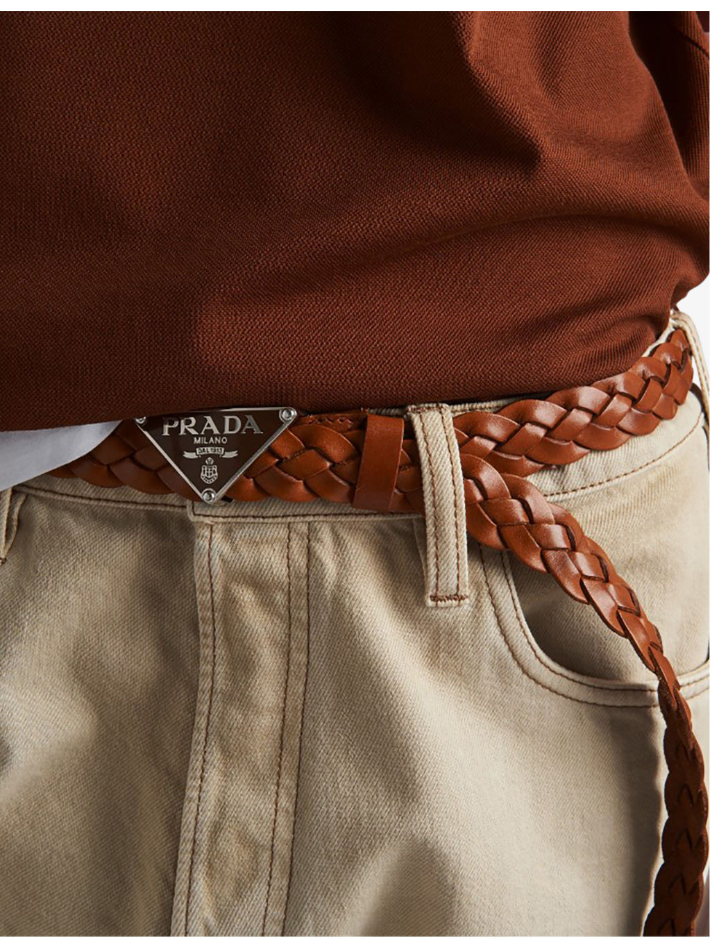 Bull brand-plaque straight-leg jeans - 3