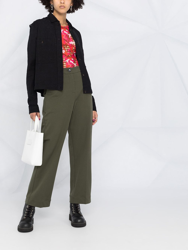 YMC floral jacquard cotton shirt outlook