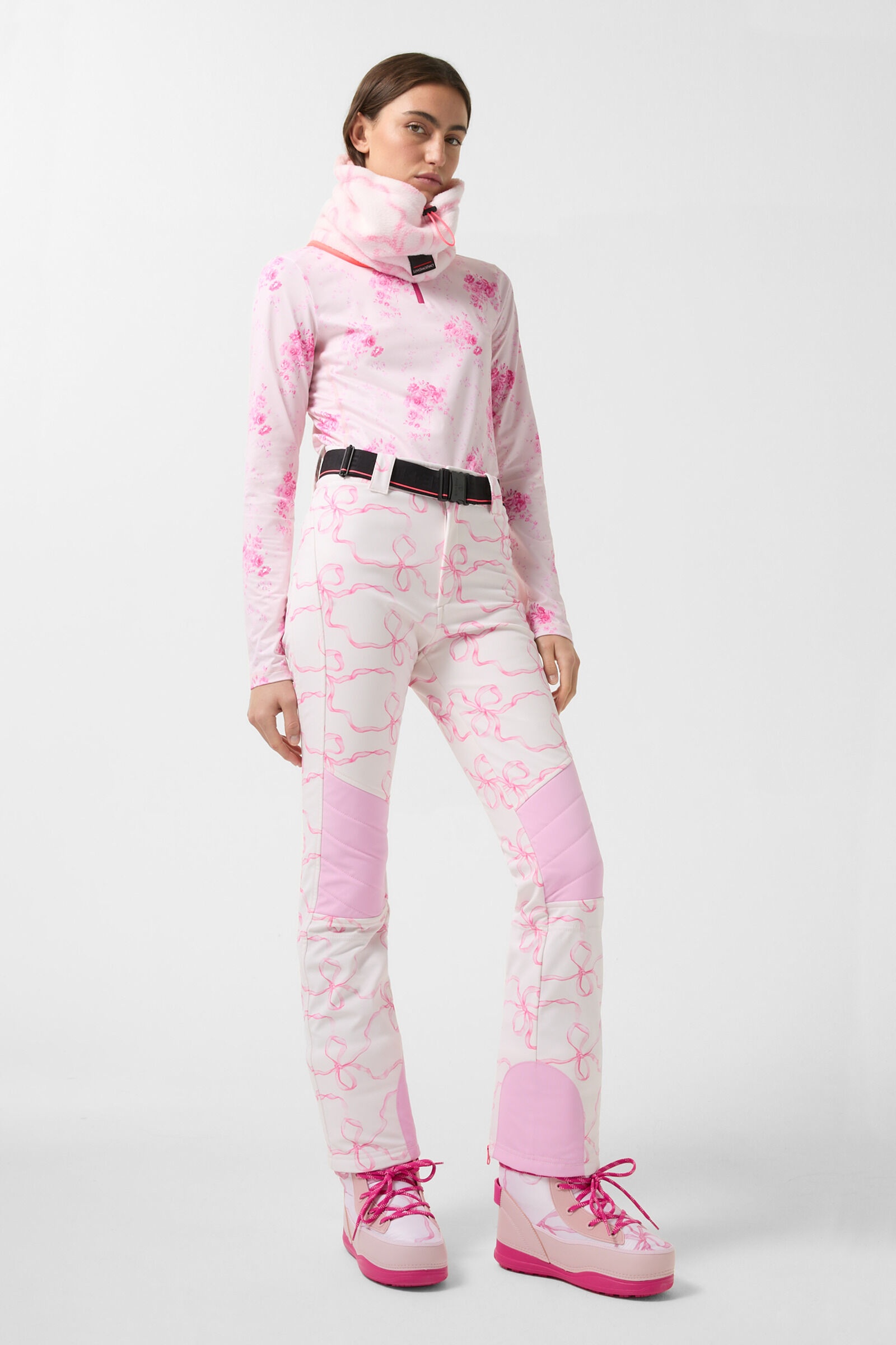 Zula Ski pants in Pink/Off-white - 3