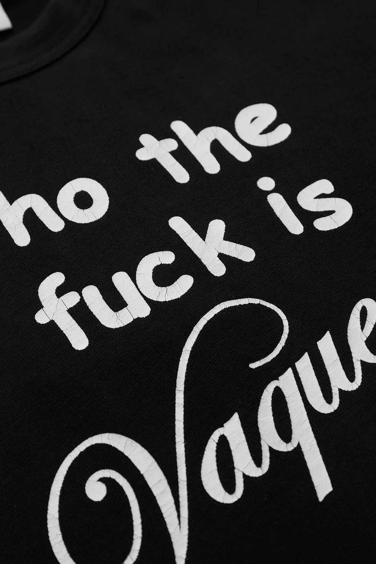 Vaquera Women Who TF T-Shirt Black - 3