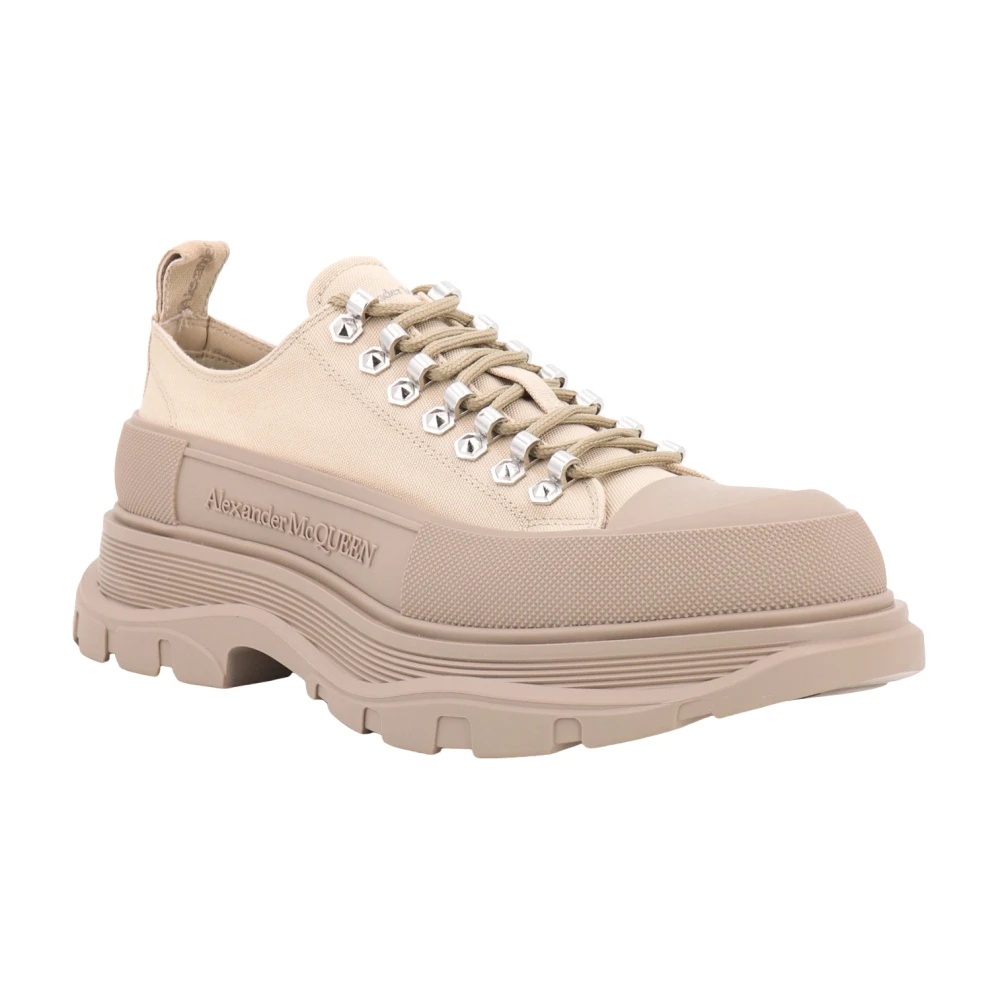 スニーカー Tread Slick Sneakers - Alexander Mcqueen - Brown - Canvas Tread Slick Sneakers - Alexander Mcqueen - Brown - Canvas