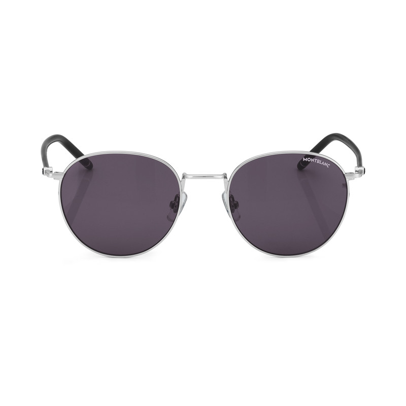 ROUND SUNGLASSES WITH SILVER-COLORED METAL FRAME 1