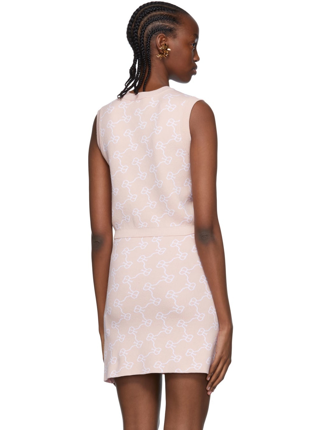 Pink Viscose Vest - 3