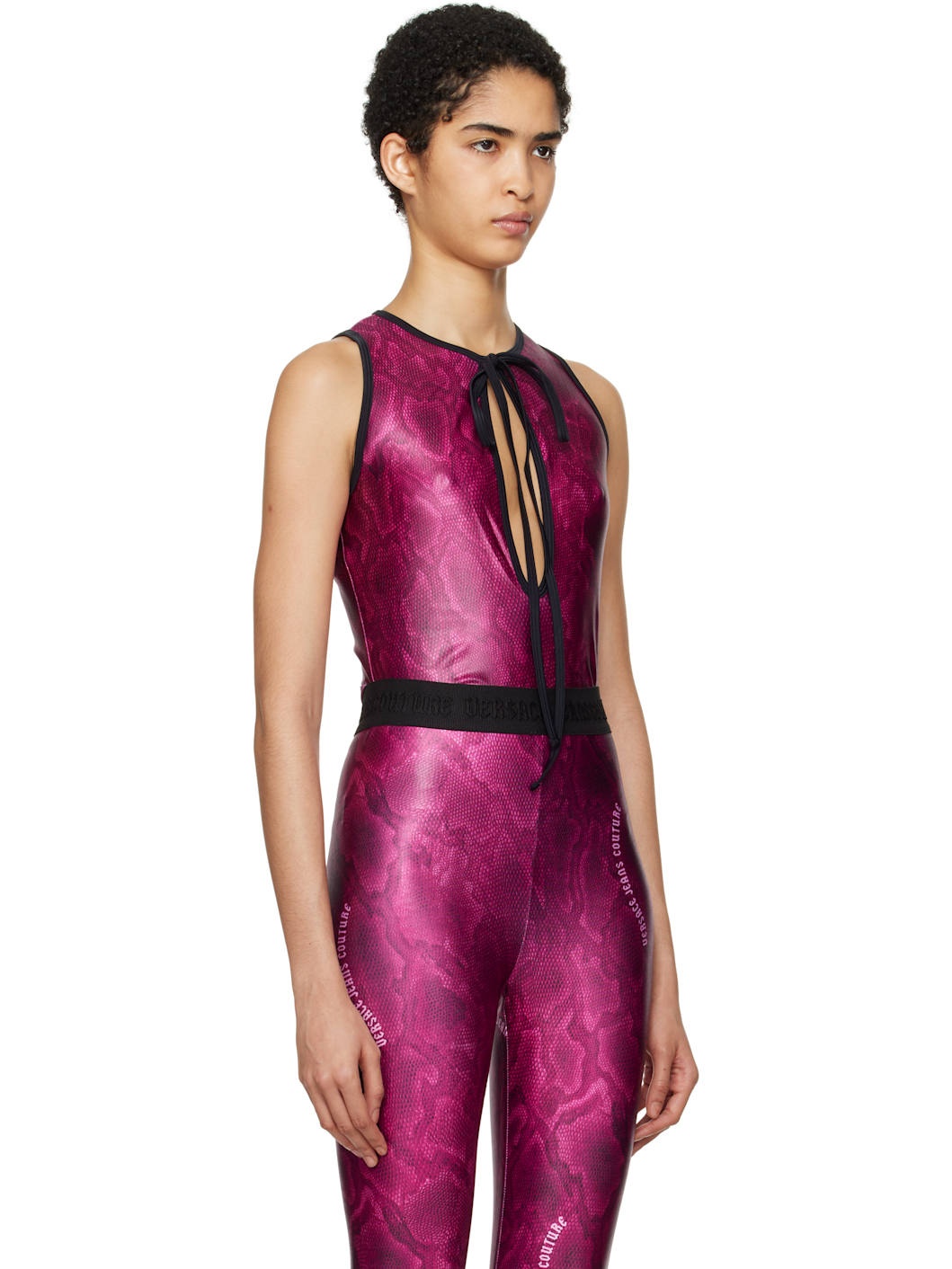 Pink Printed Bodysuit - 2