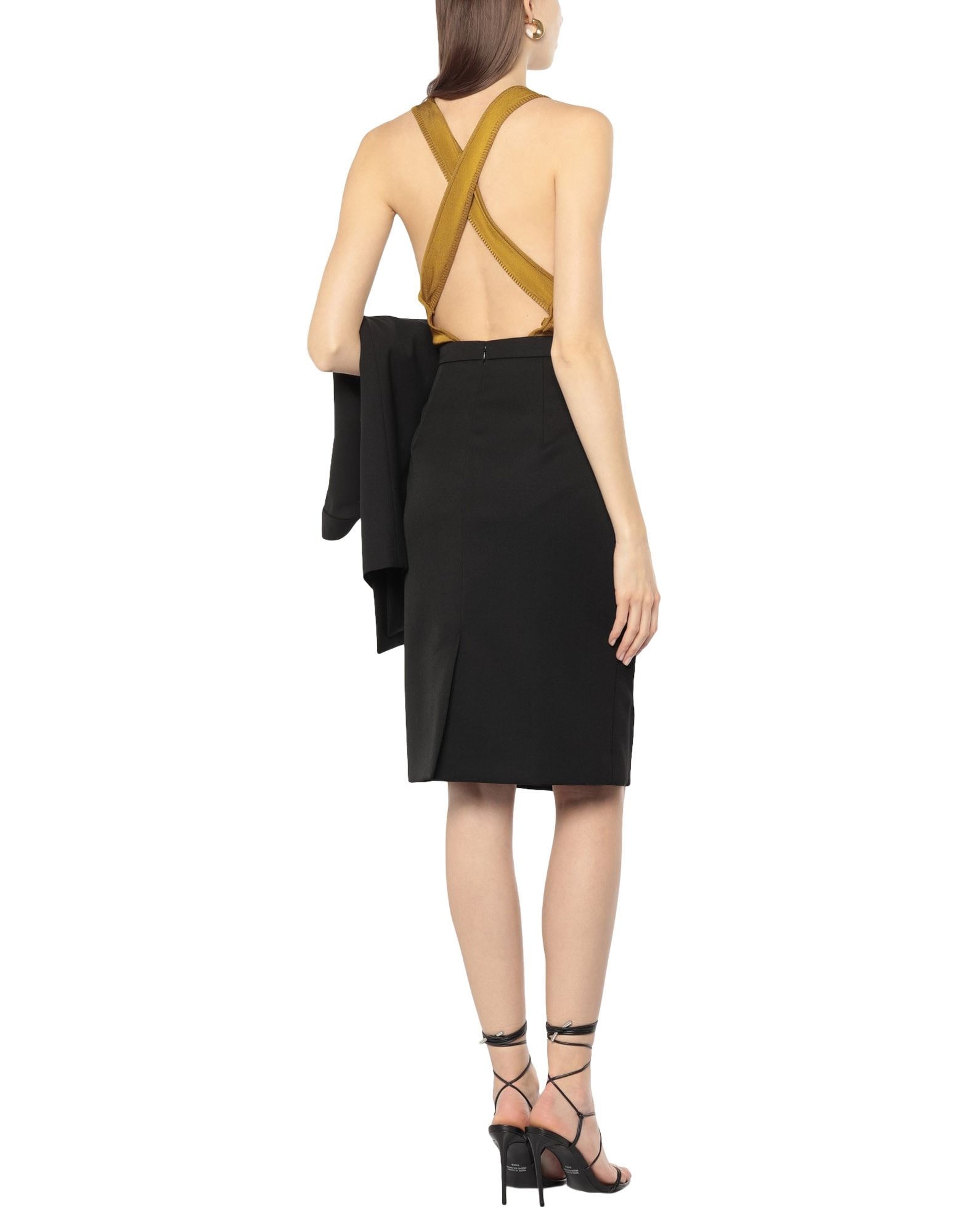 Black Women's Midi Skirt - 3