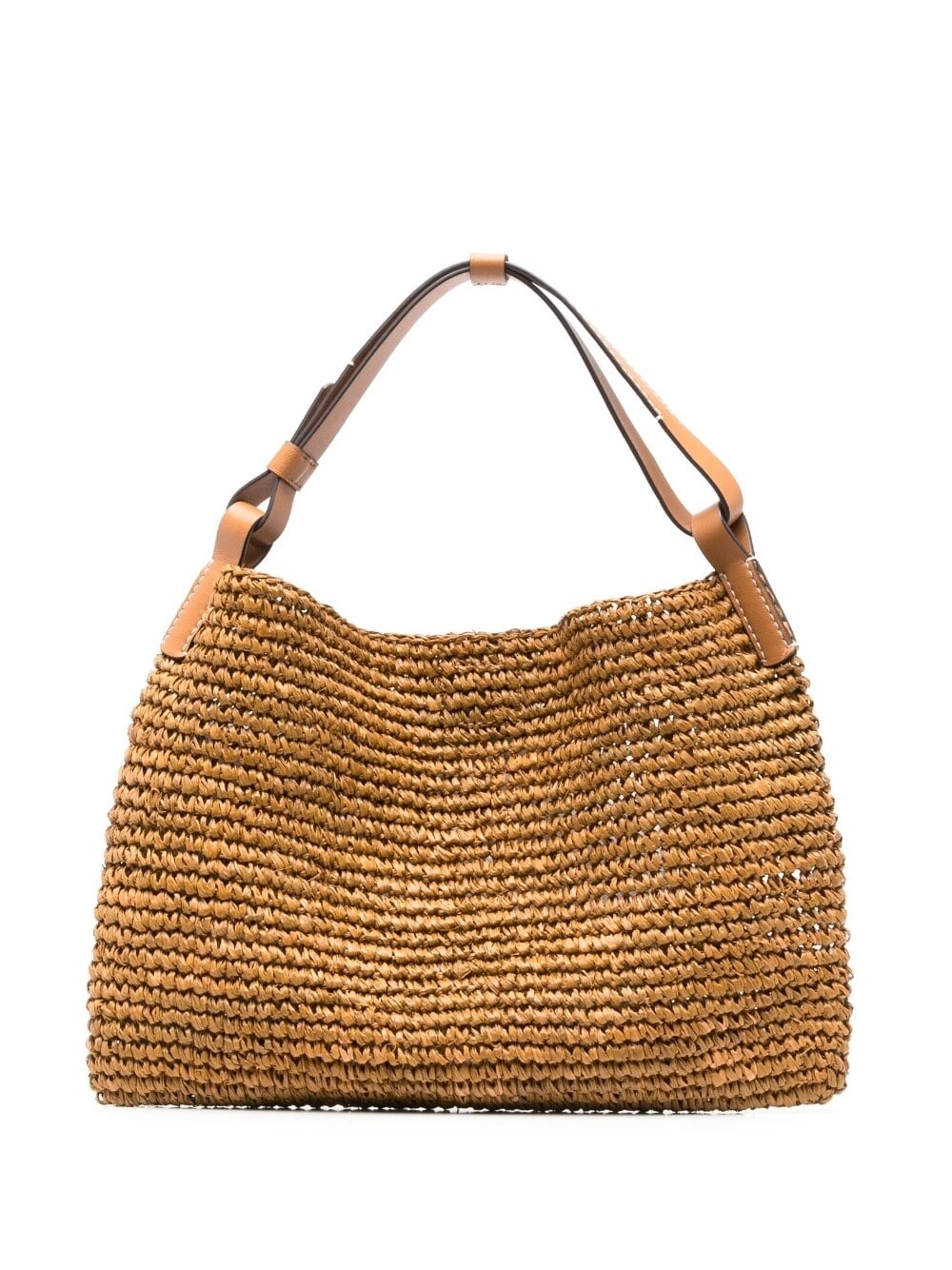 Minetta raffia tote bag - 1