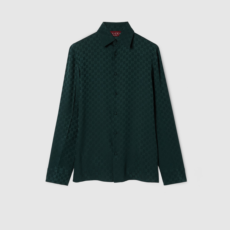 GG silk jacquard shirt 1