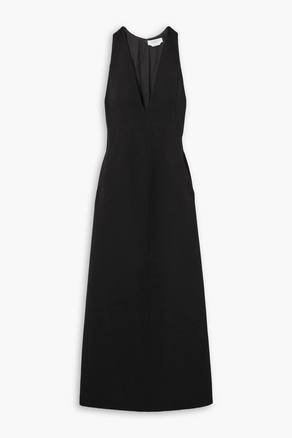 Wool-crepe midi dress - 1