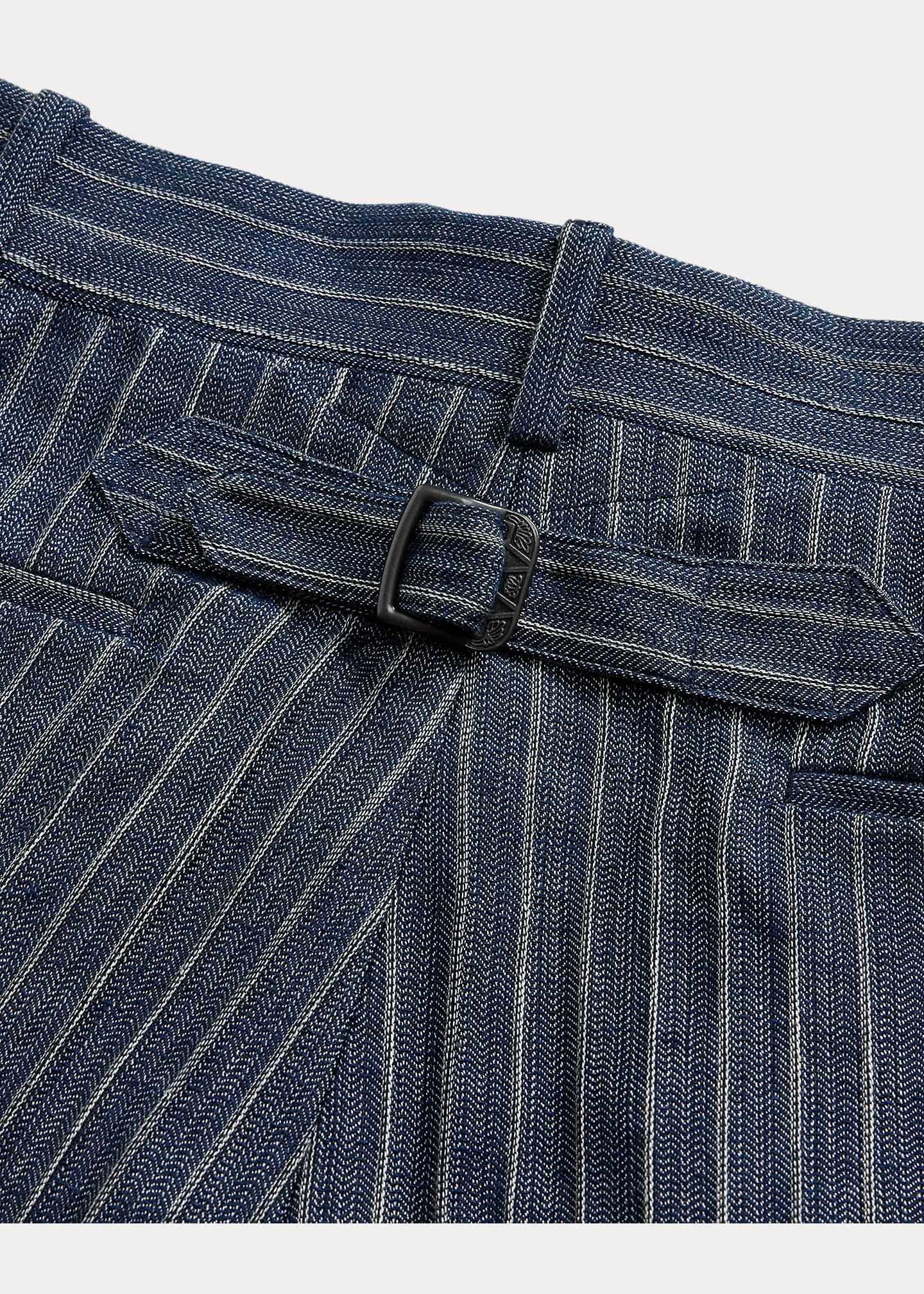 Slim Striped Herringbone Suit Trouser - 8