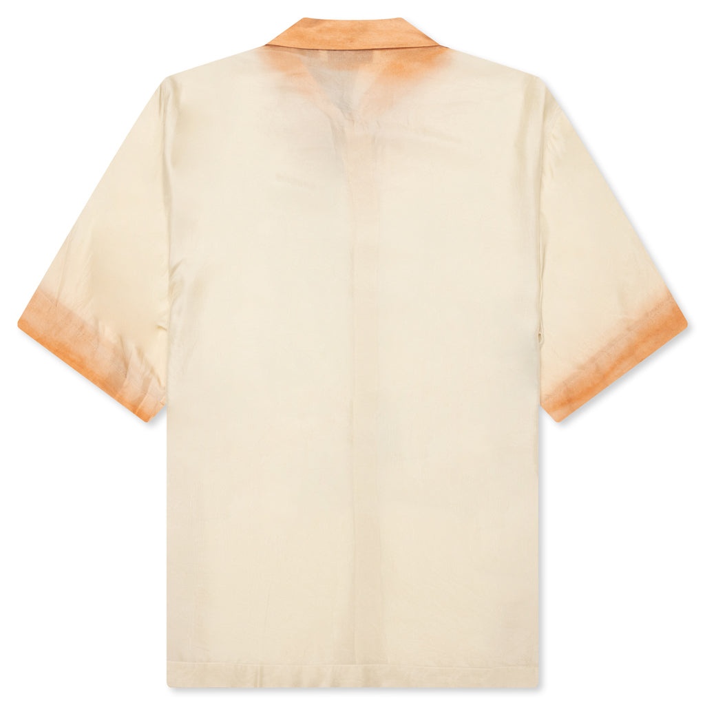 SILK OMBRE SHIRT - ORANGE - 2
