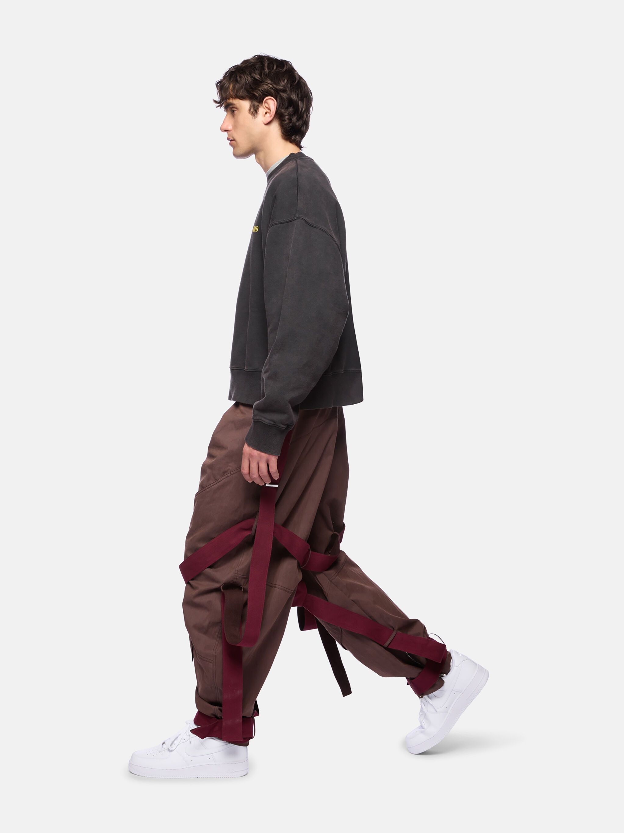 THE ATTICO X HIGHSNOBIETY FADED BLACK SWEATSHIRT - 4