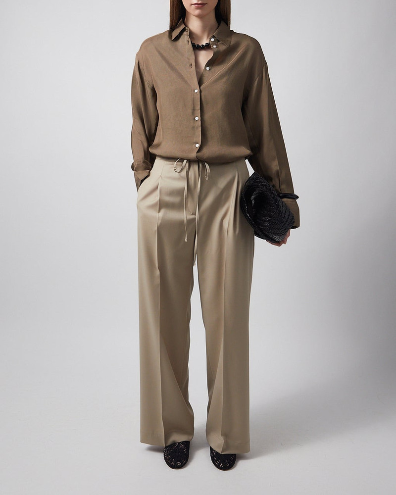 RÓHE Shirt Relaxed Shaped Brown outlook