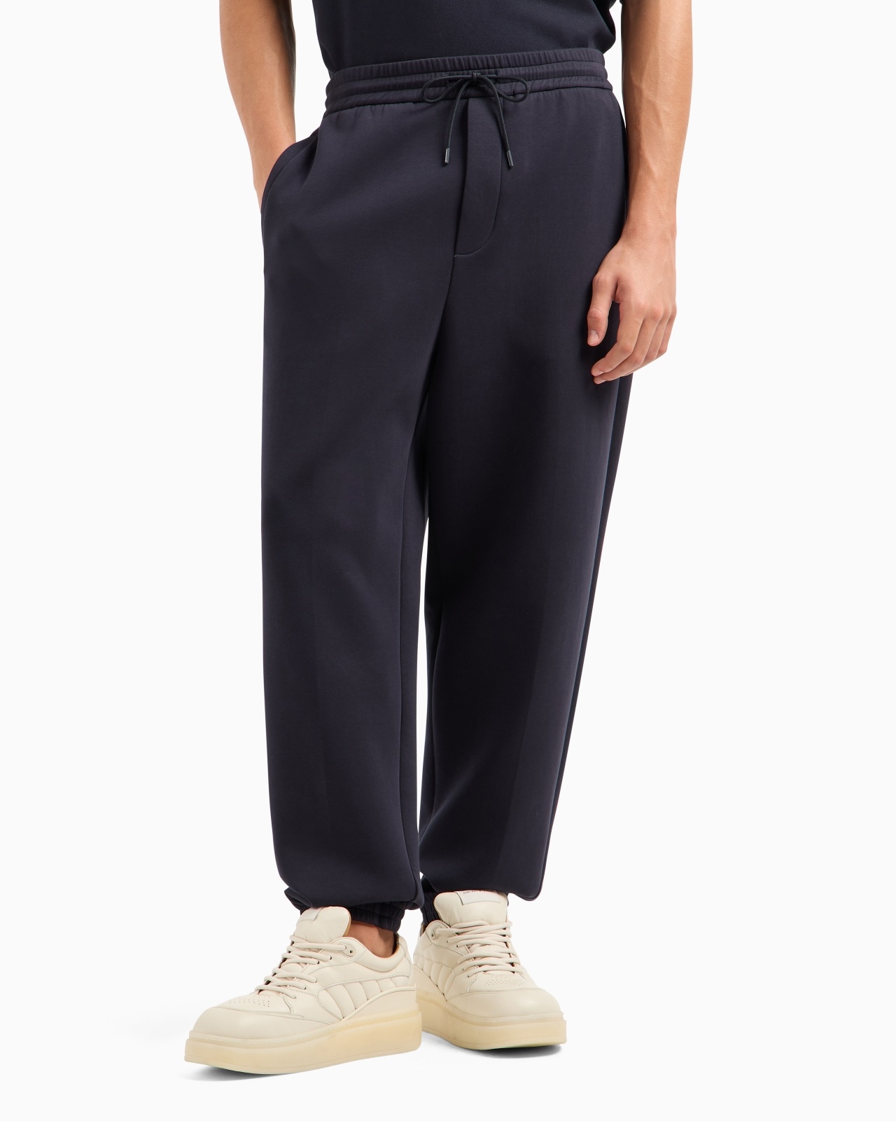 DOUBLE JERSEY DRAWSTRING JOGGERS - 2