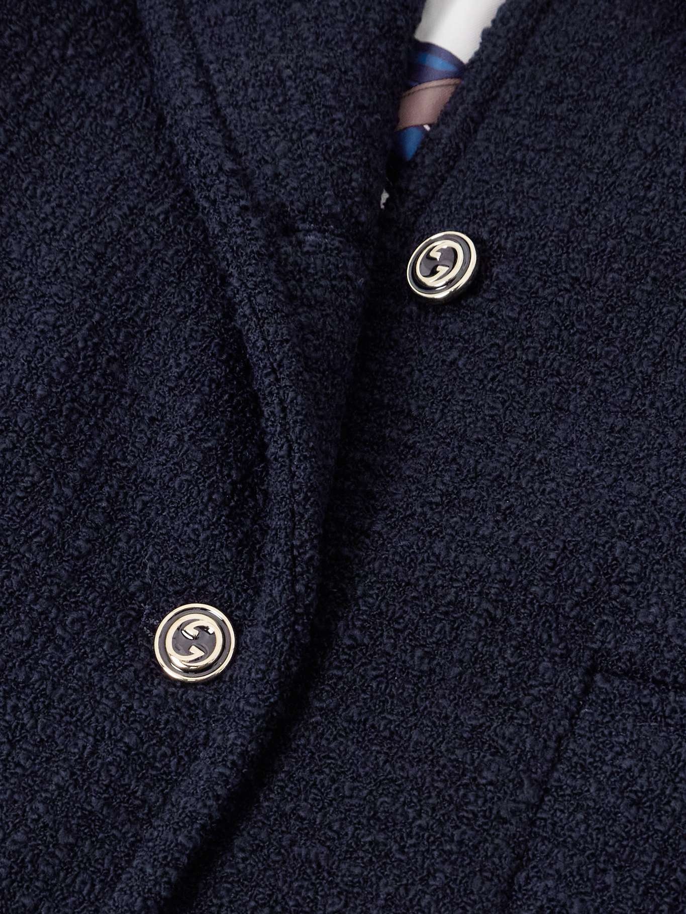 Wool-blend bouclé-tweed coat - 5
