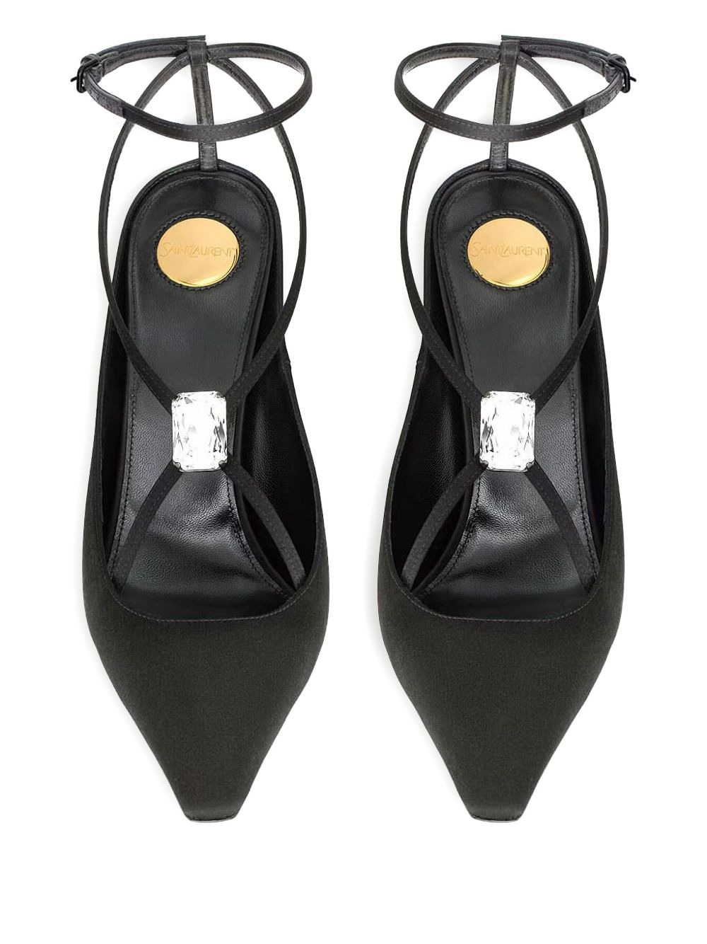 Harlow crystal-embellished slingback pumps - 2