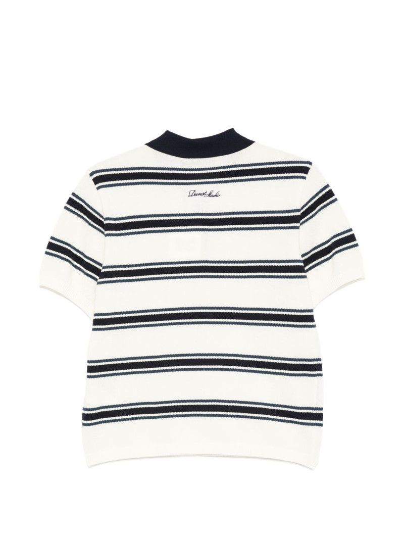 Dunst striped short-sleeve polo shirt outlook