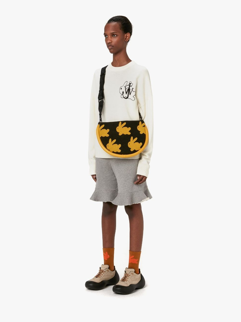 JW Anderson MEDIUM BUMPER-MOON - WOOL CROSSBODY BAG outlook