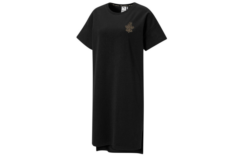 PUMA (WMNS) PUMA x PRONOUNCE Jointly Signed Back Printing Sports Dress Black 532148-01 outlook