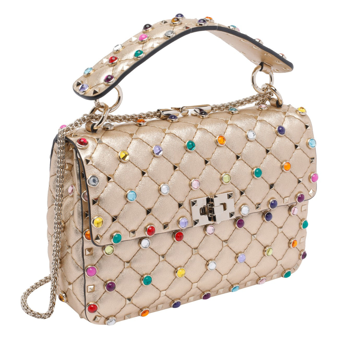 Valentino Garavani Women Medium Rockstud Spike Handbag - 2