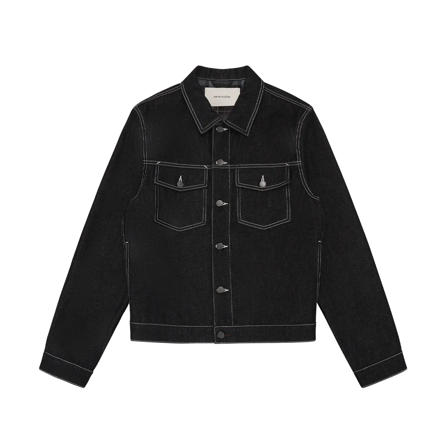 CLASSIC DENIM JACKET RAW BLACK - 1