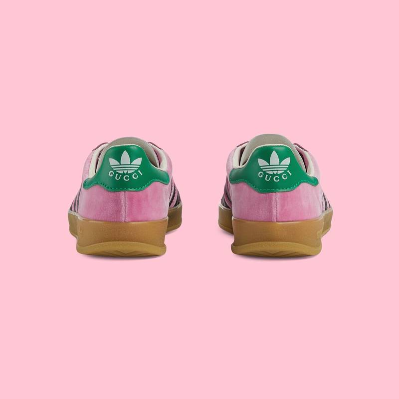 adidas adidas x Gucci women's Gazelle sneaker outlook