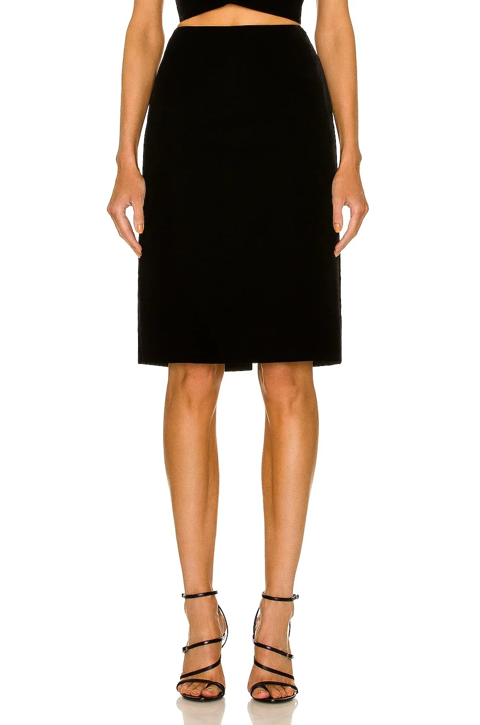 Satin Laque Skirt - 1