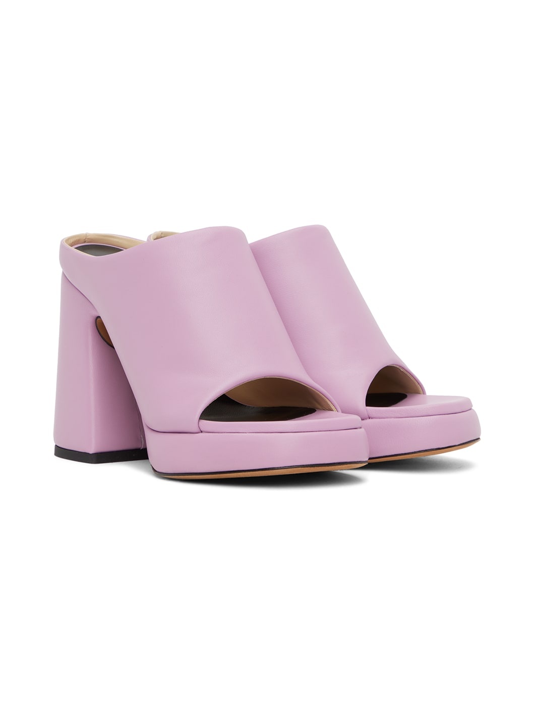 Purple Forma Platform Sandals - 4