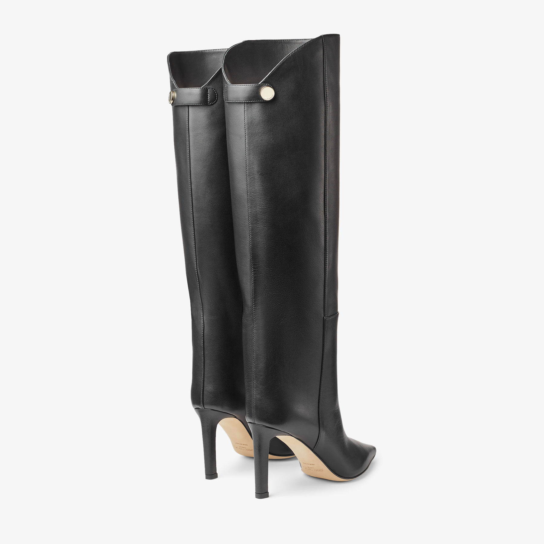Alizze Knee Boot 85
Black Smooth Leather Knee-High Boots - 6