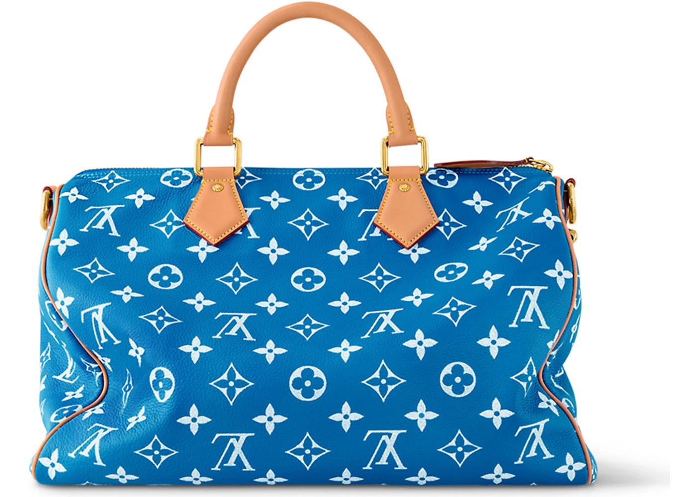 Louis Vuitton Speedy P9 Bandoulière 40 Monogram Leather Blue - 2