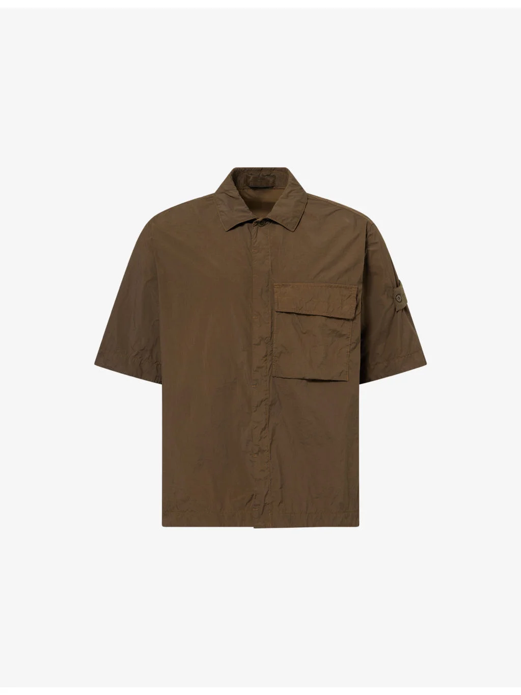 Ghost Compass-Badge Woven Shirt - 1
