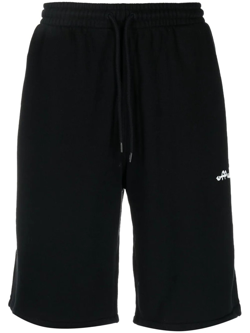 arrow-print track shorts 1