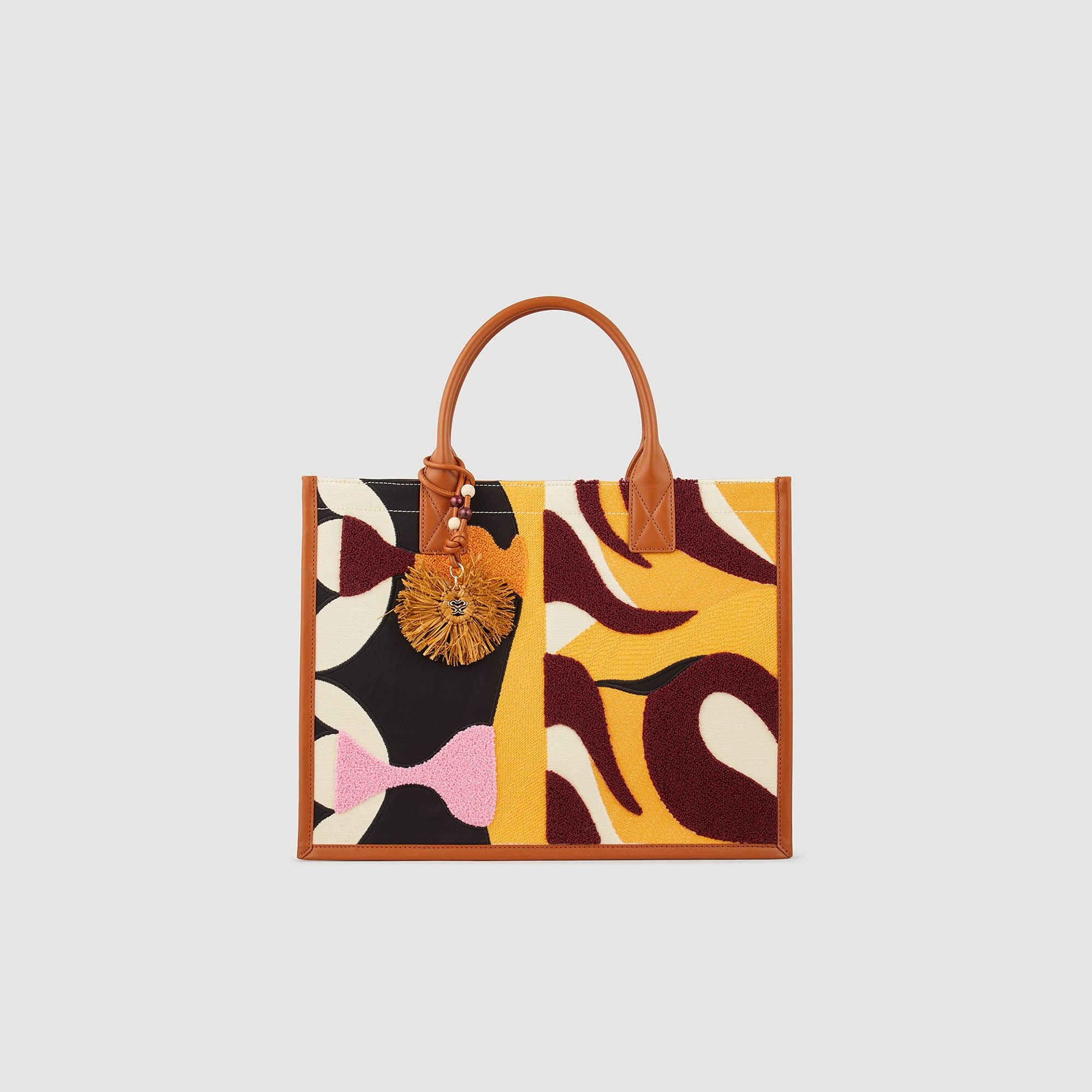 PRINTED CANVAS KASBAH TOTE BAG - 2