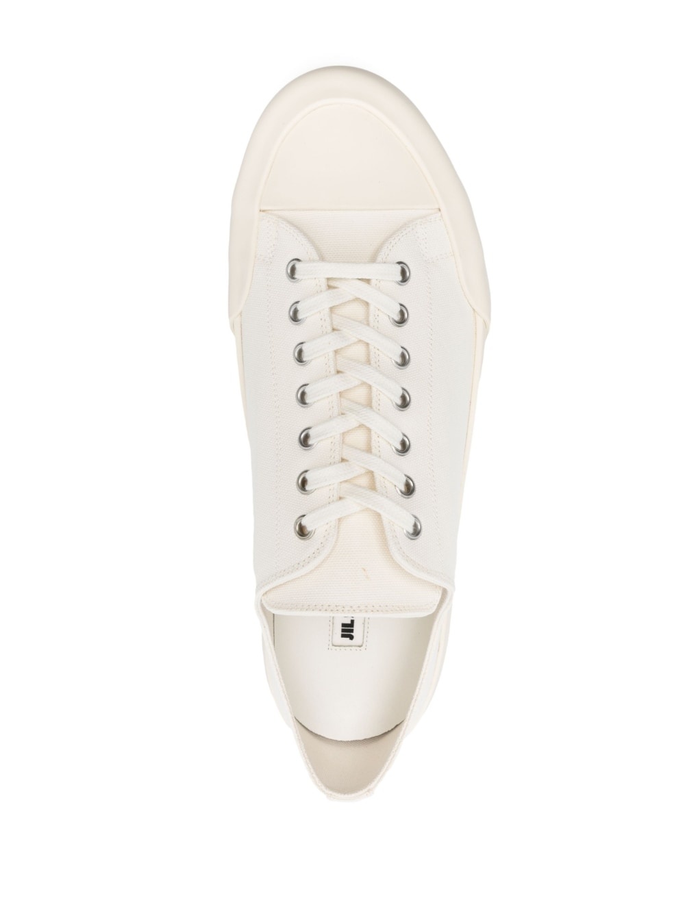 lace-up low-top sneakers - 4