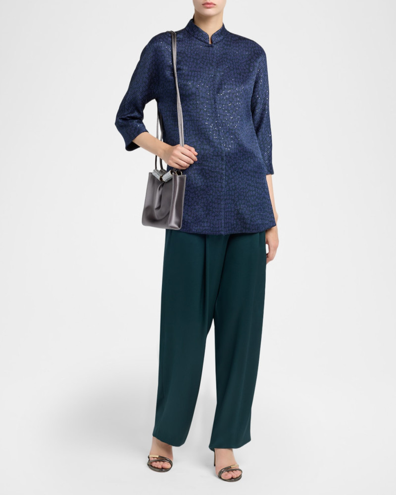 GIORGIO ARMANI Sequined Single-Breasted Blazer outlook