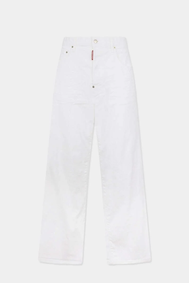 GARMENT DYED BAGGY JEANS - 1