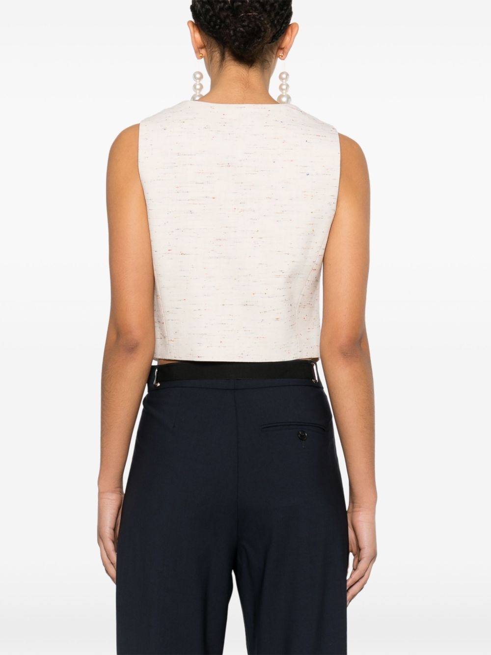 speckled waistcoat - 4