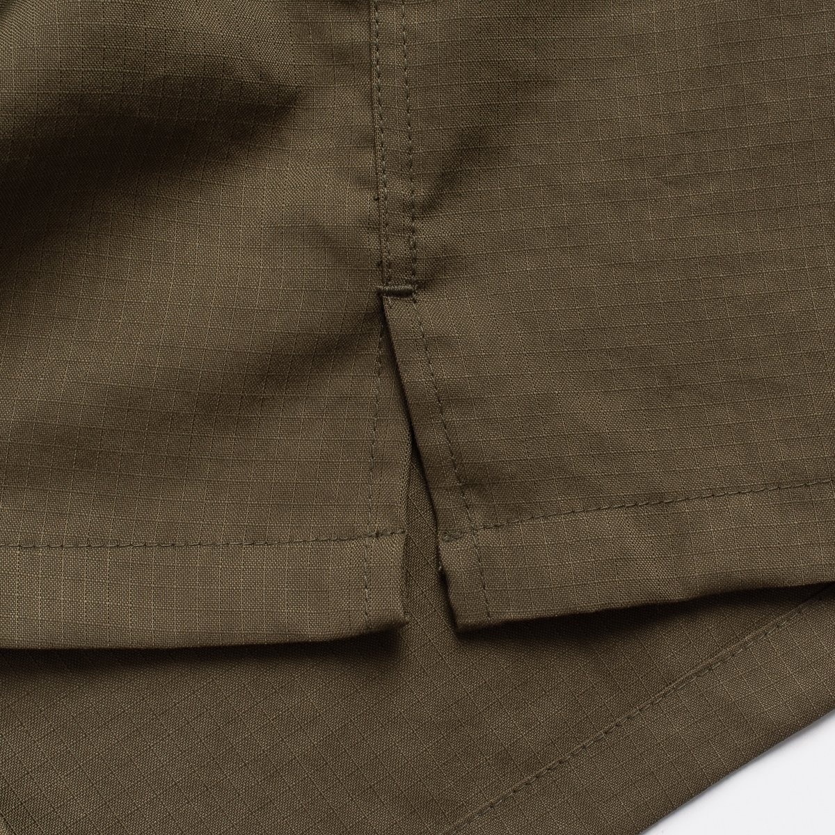 IHSH-286-OLV Ripstop Short Sleeved Mechanic Shirt - Olive - 7
