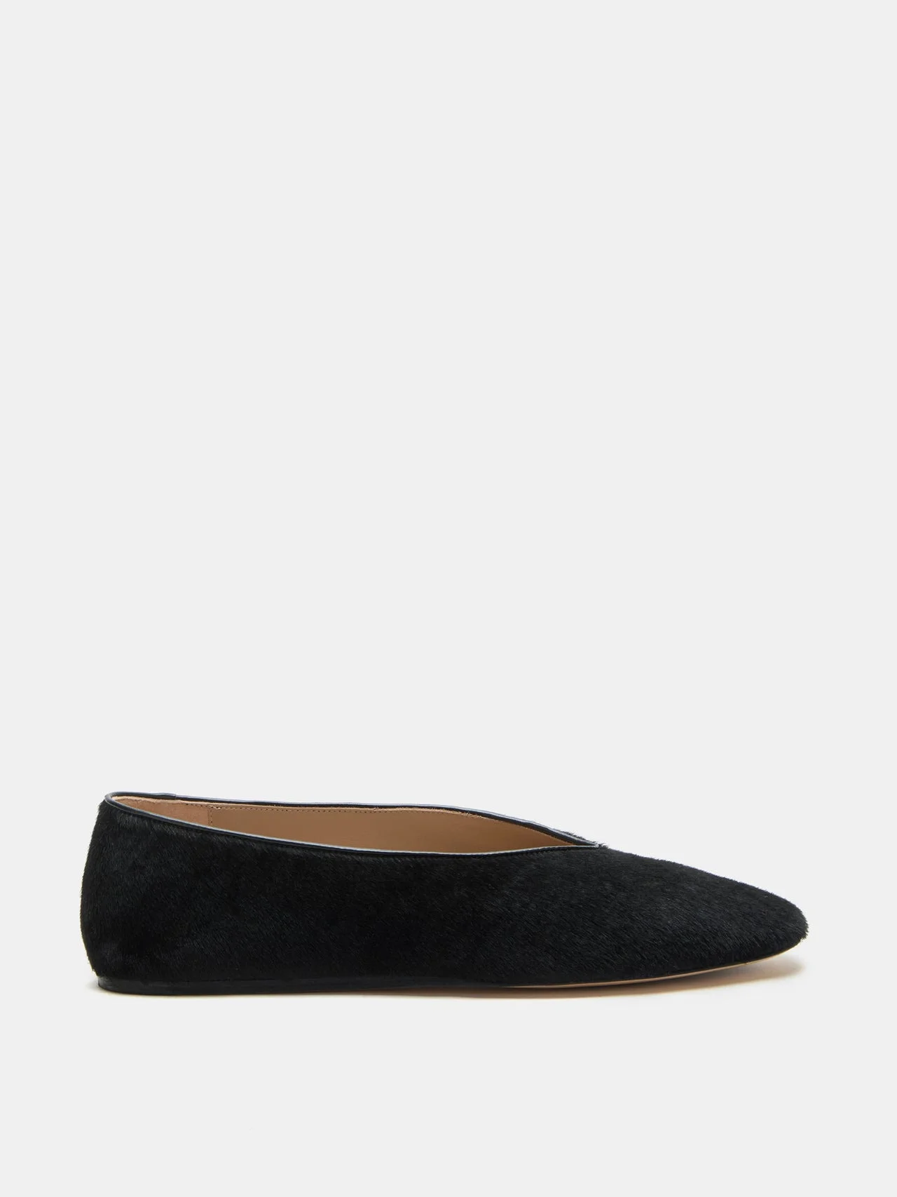 Regency Slipper / Black Calf Hair - 1