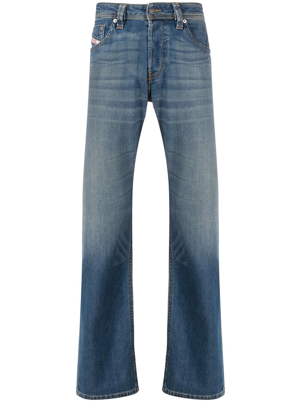 faded flare jeans - 1