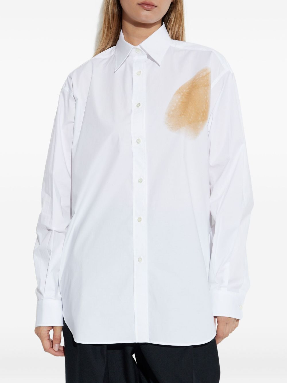 abstract-print shirt - 3