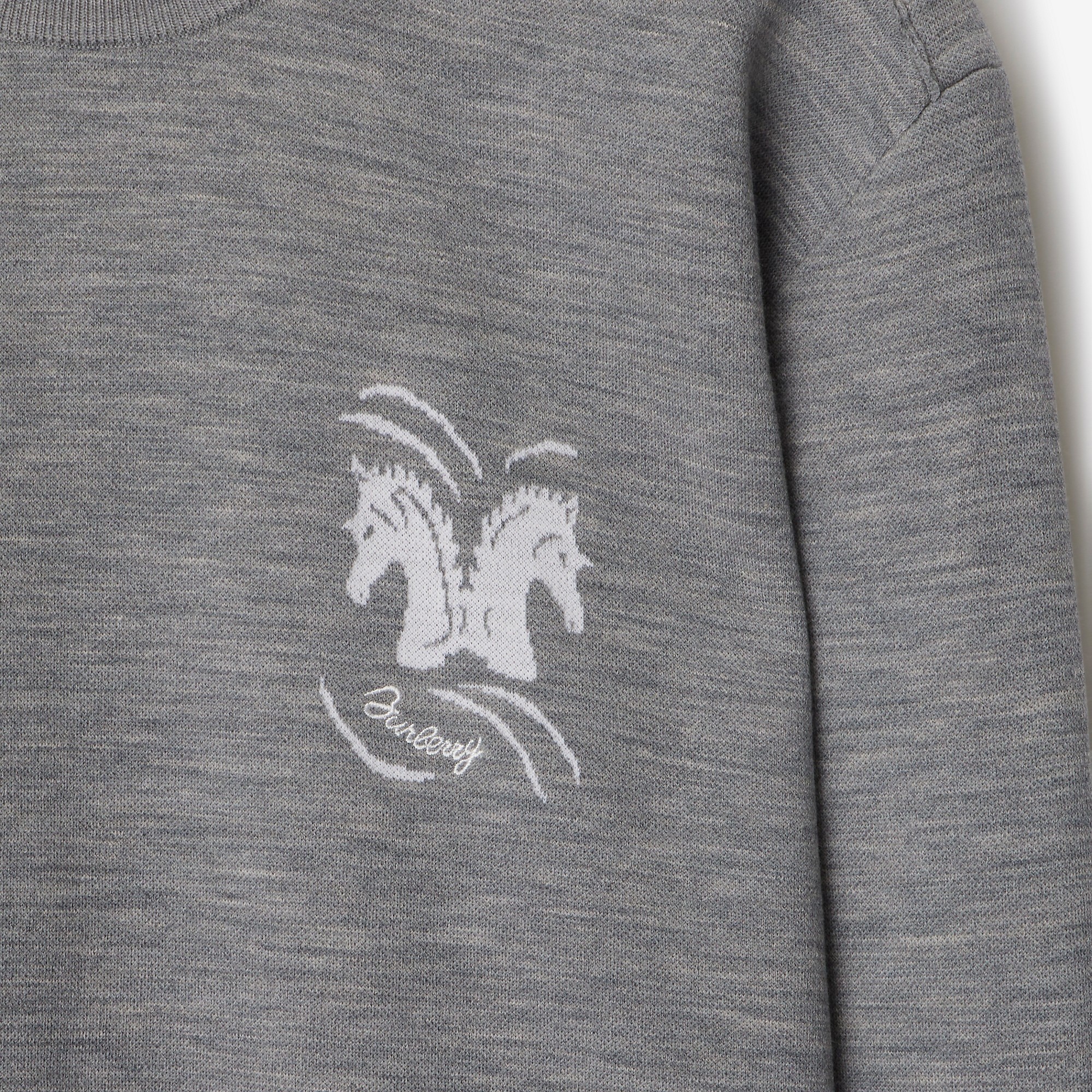 Mirrored Horse Wool Blend Sweater - 5