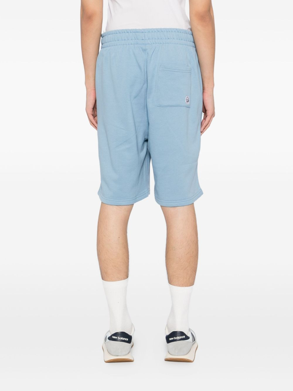 logo-print shorts - 4