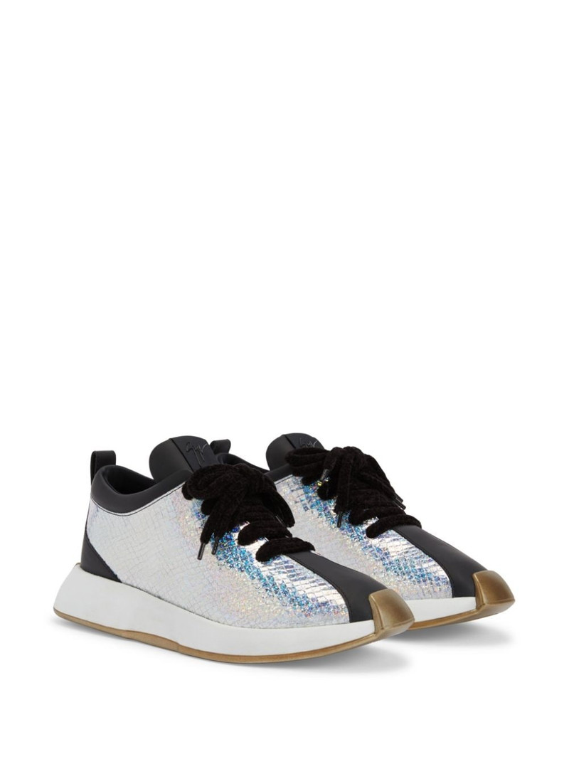 Giuseppe Zanotti Ferox panelled leather sneakers outlook