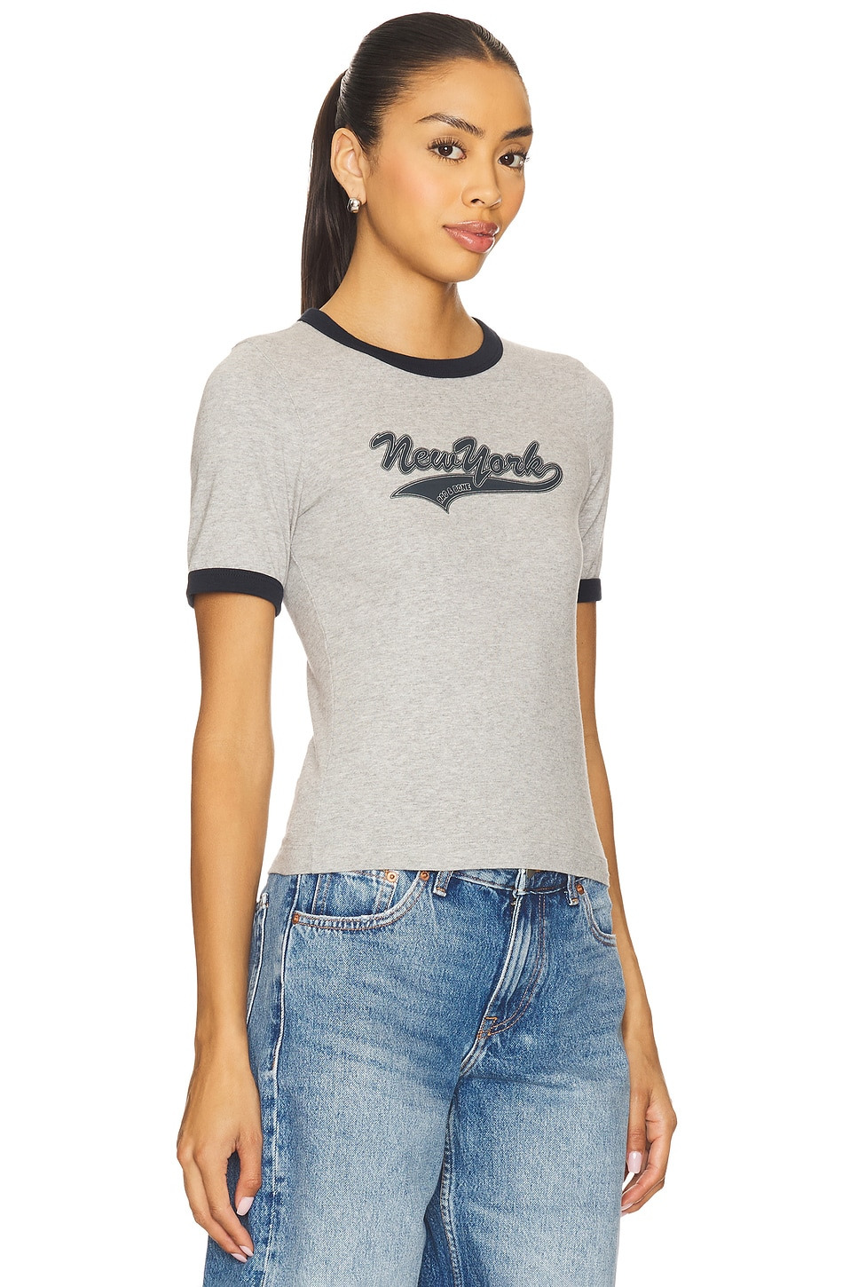 Rib Ny Ringer Tee - 2