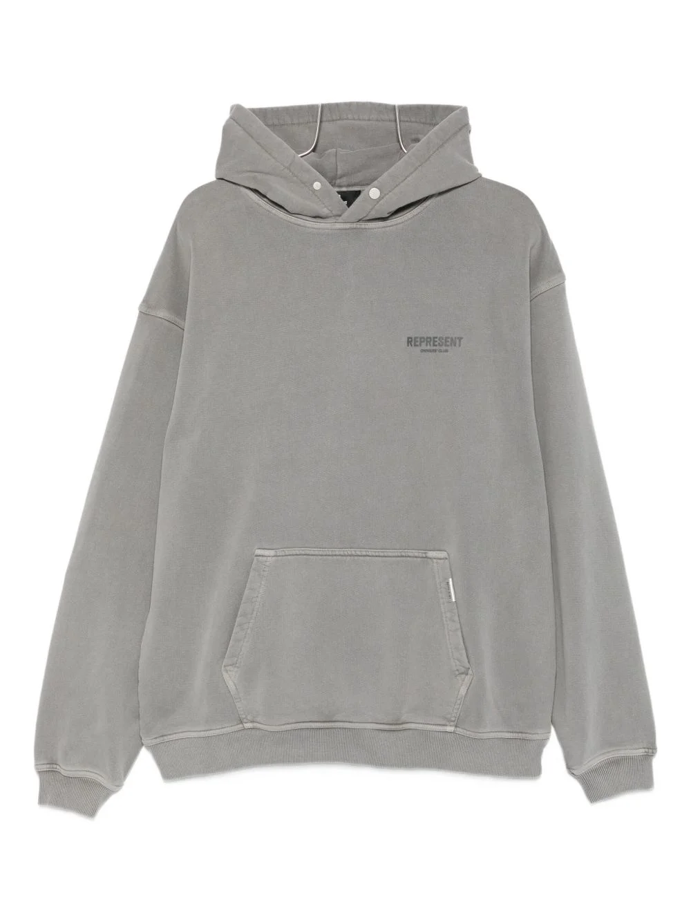 logo-print hoodie - 1