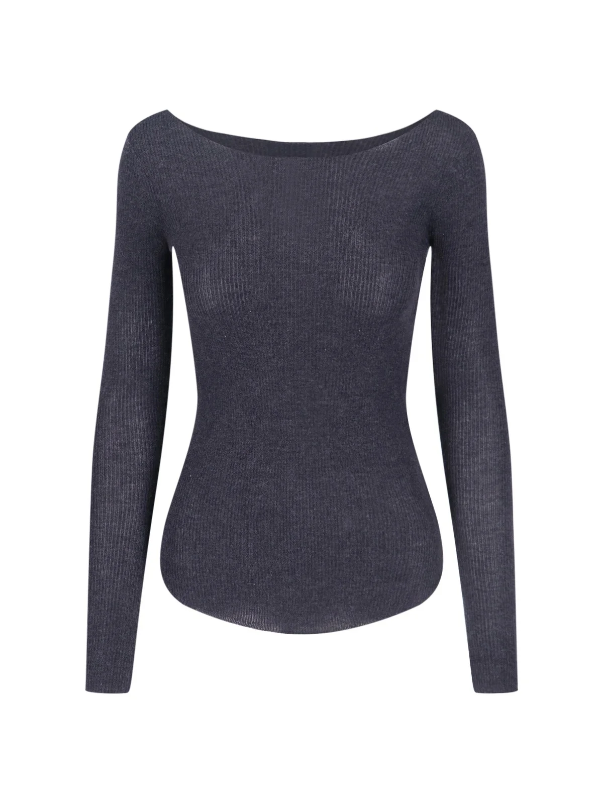 CASHMERE AND SILK BLEND SWEATER - 1