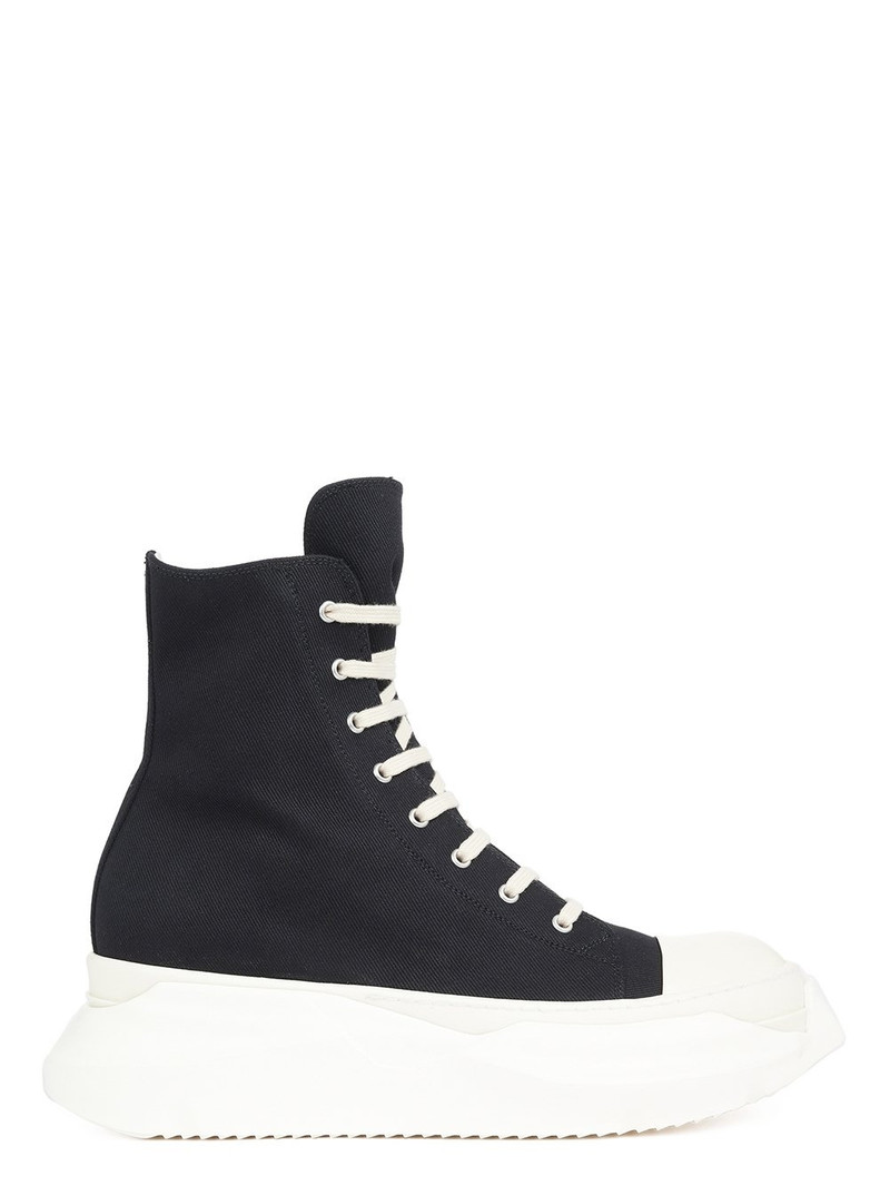 Gray Abstract Sneakers - 1