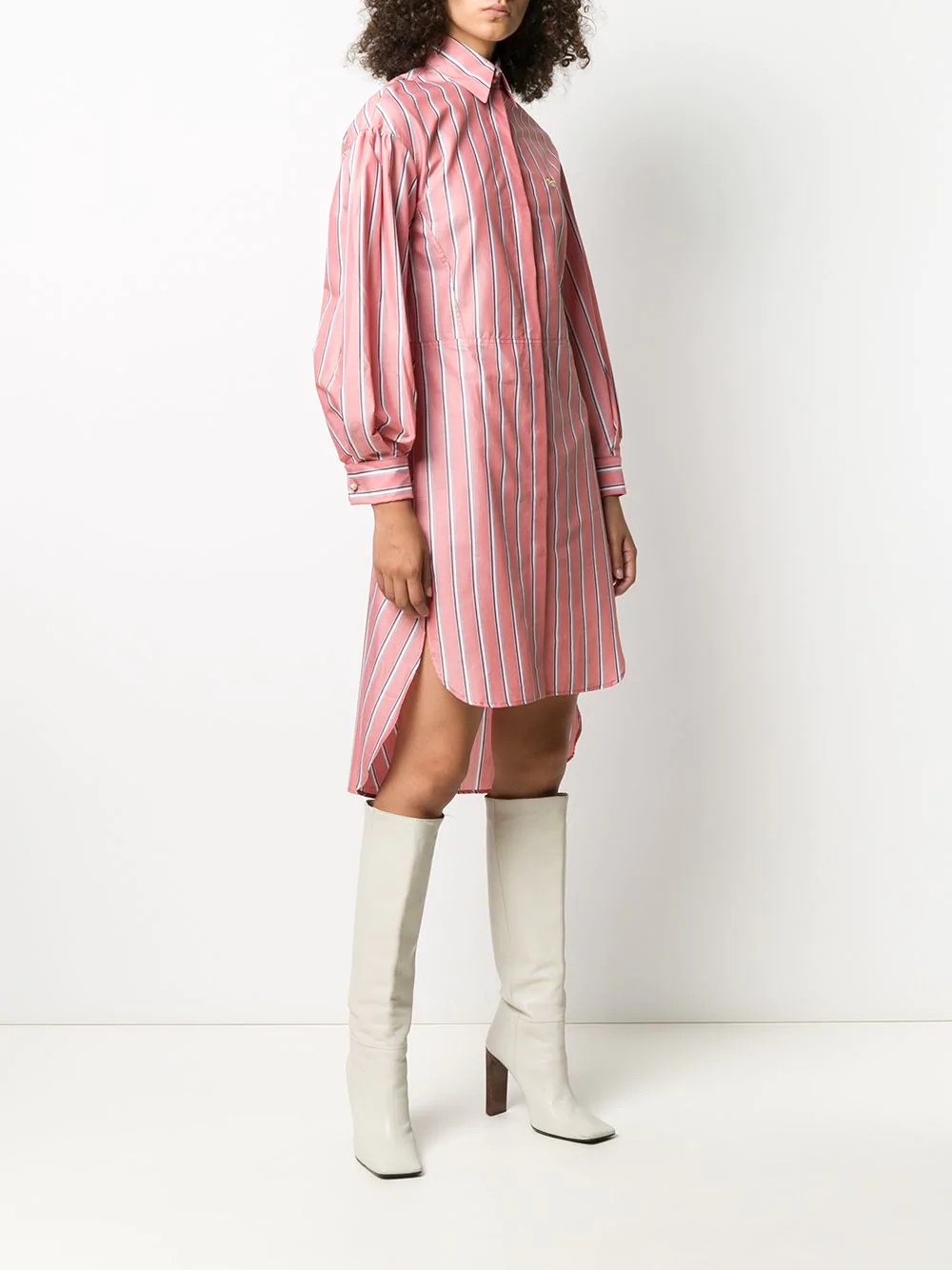 striped shirt dress  - 3