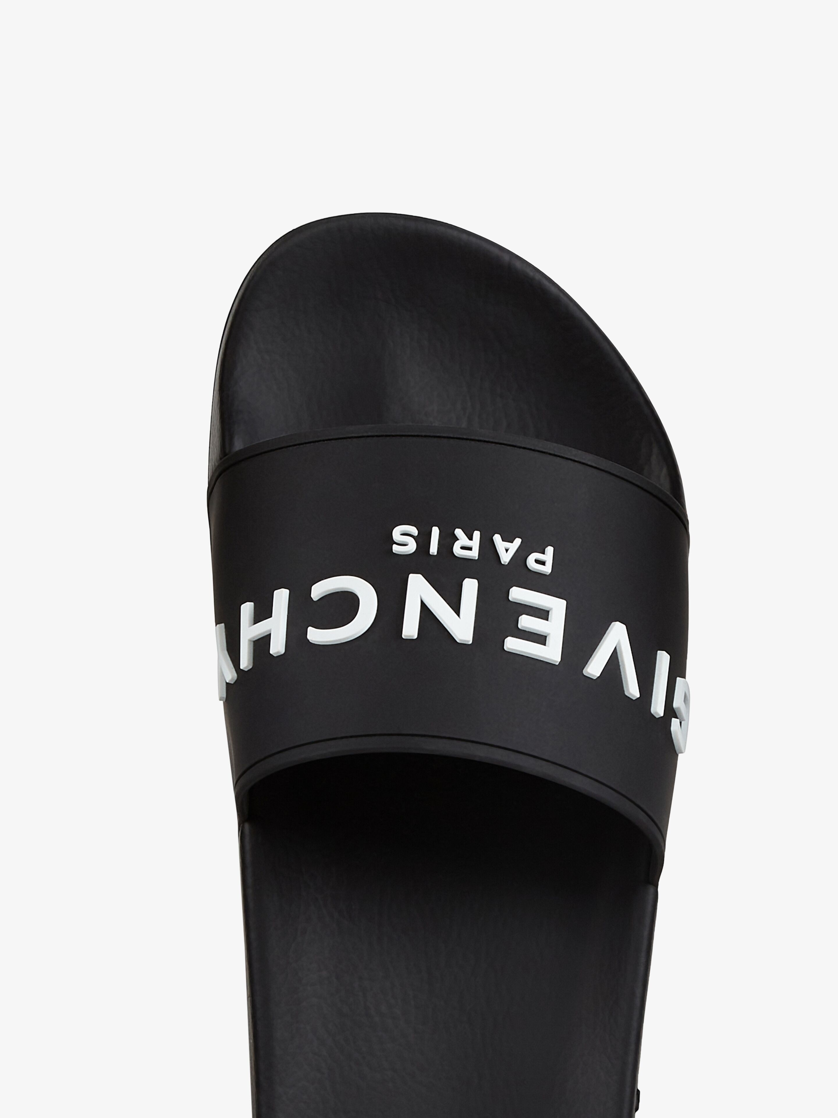 SLIDE FLAT SANDALS IN RUBBER - 4